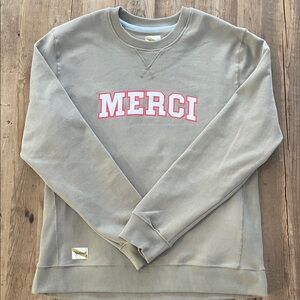 NEW Tracksmith MERCI Sweatshirt Rare Paris